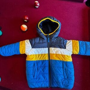 The Children's Place Navy and Gold Jacket